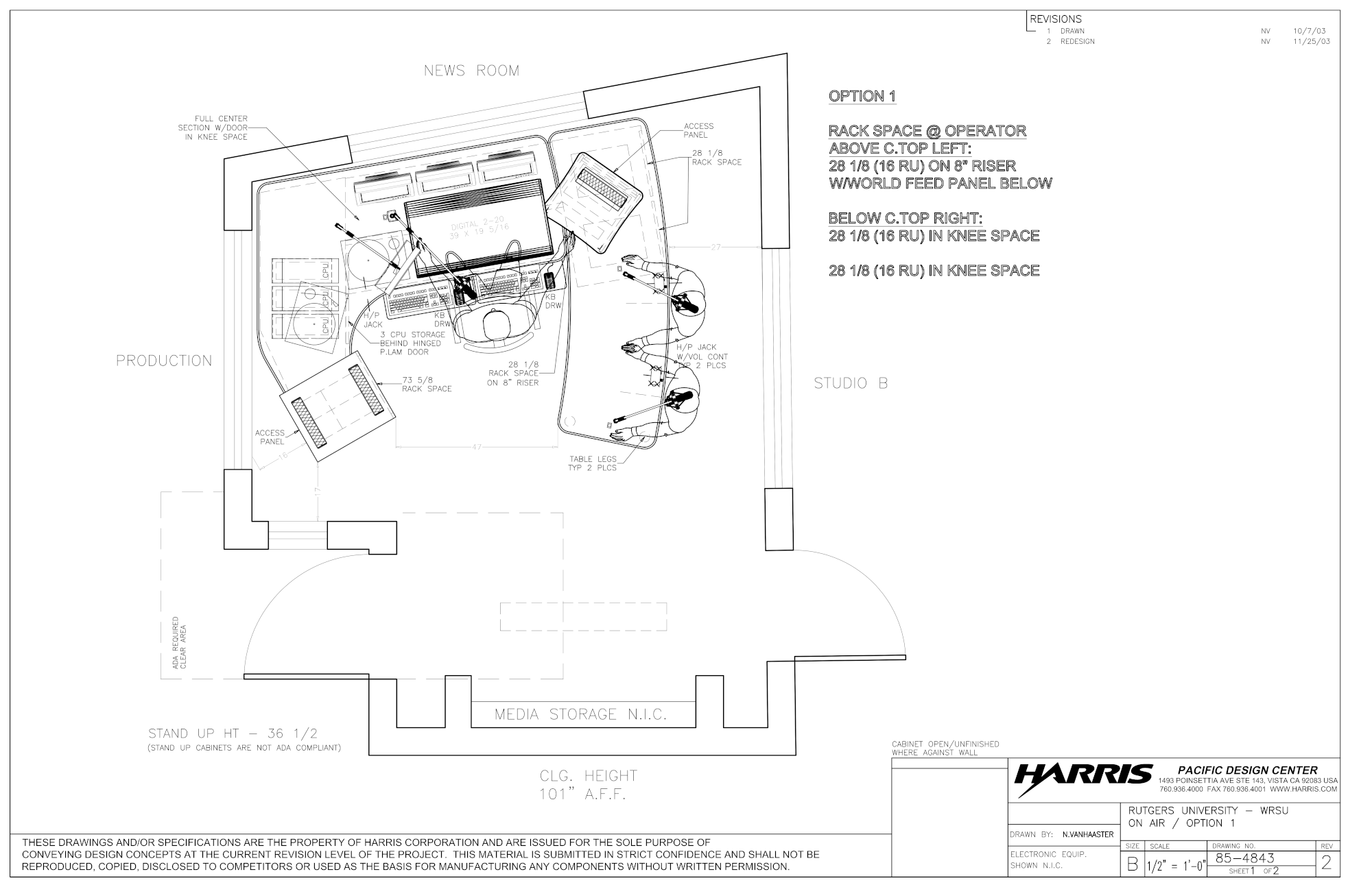 One of the Many Tenative FM Control Room Plans